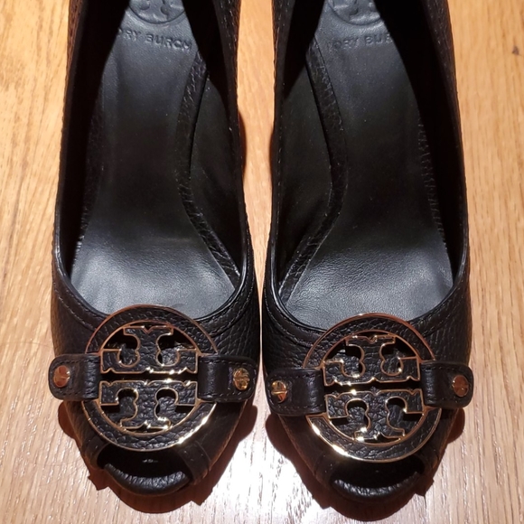 Tory Burch Amanda 95mm Open Toe Wedge - Picture 3 of 6